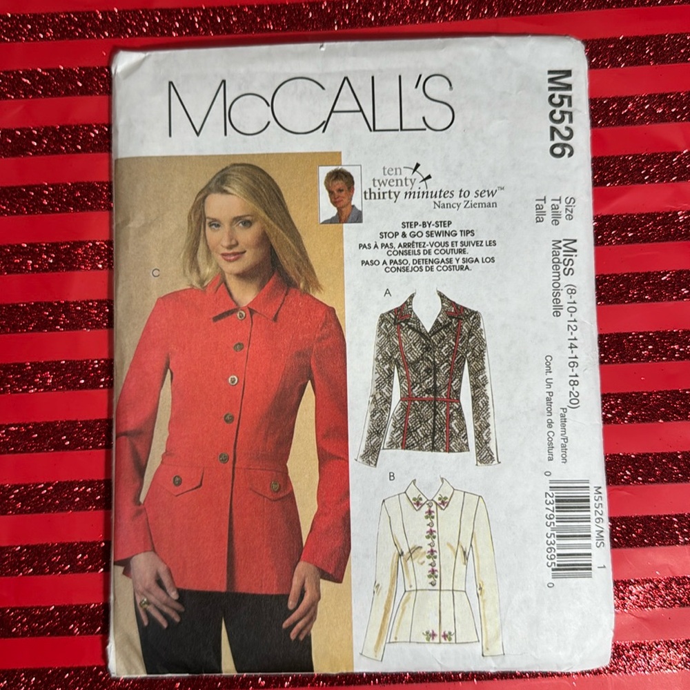 Mccalls jacket pattern